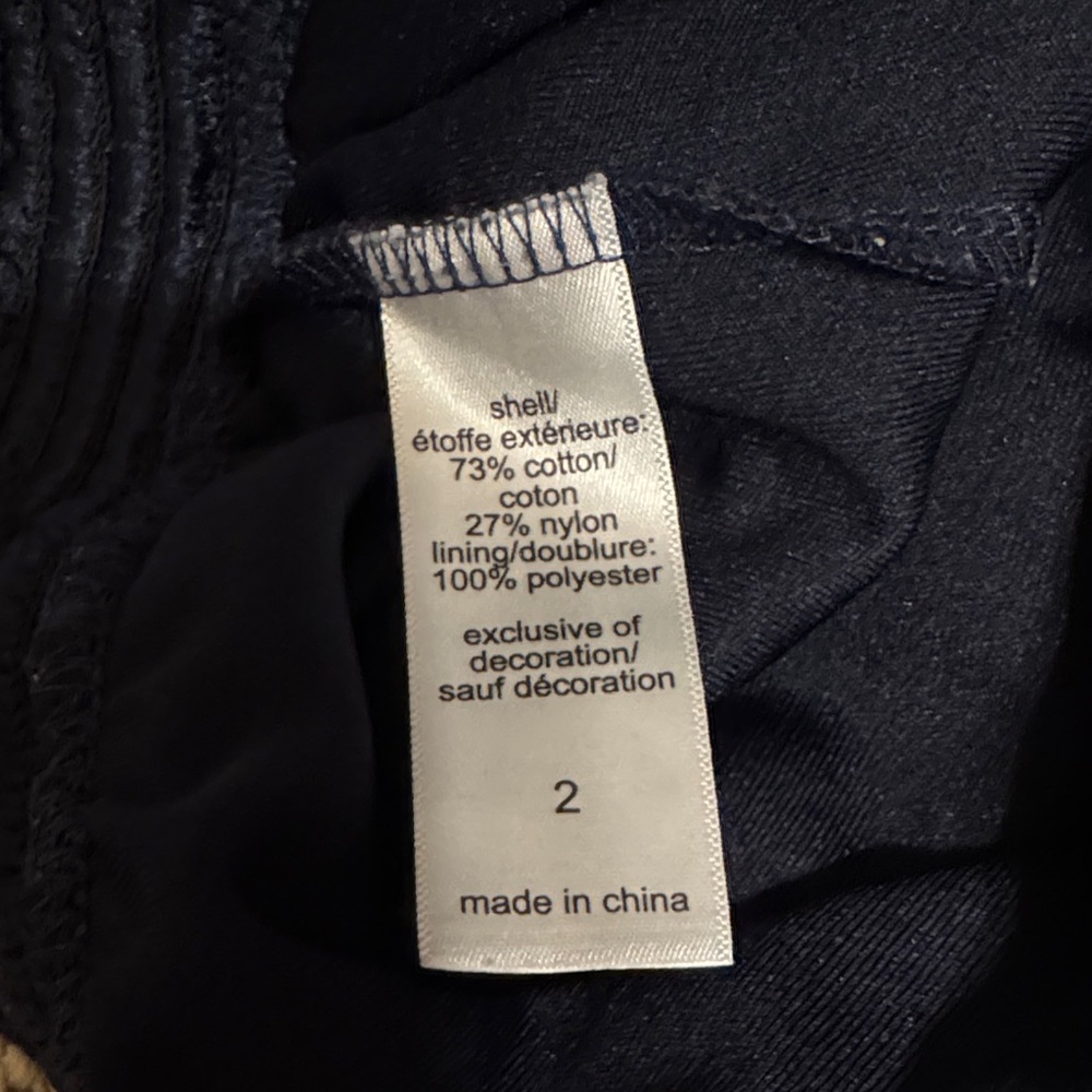 Maurices Navy High Waist Women Shorts - Picture 2 of 2